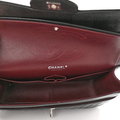 Chanel Caviar Quilted Jumbo Double Flap Black 5 of 11