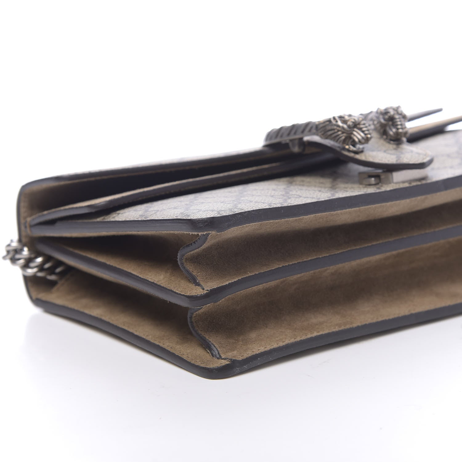 Gucci GG Supreme Monogram Small Dionysus Shoulder Bag Taupe 8 of 19