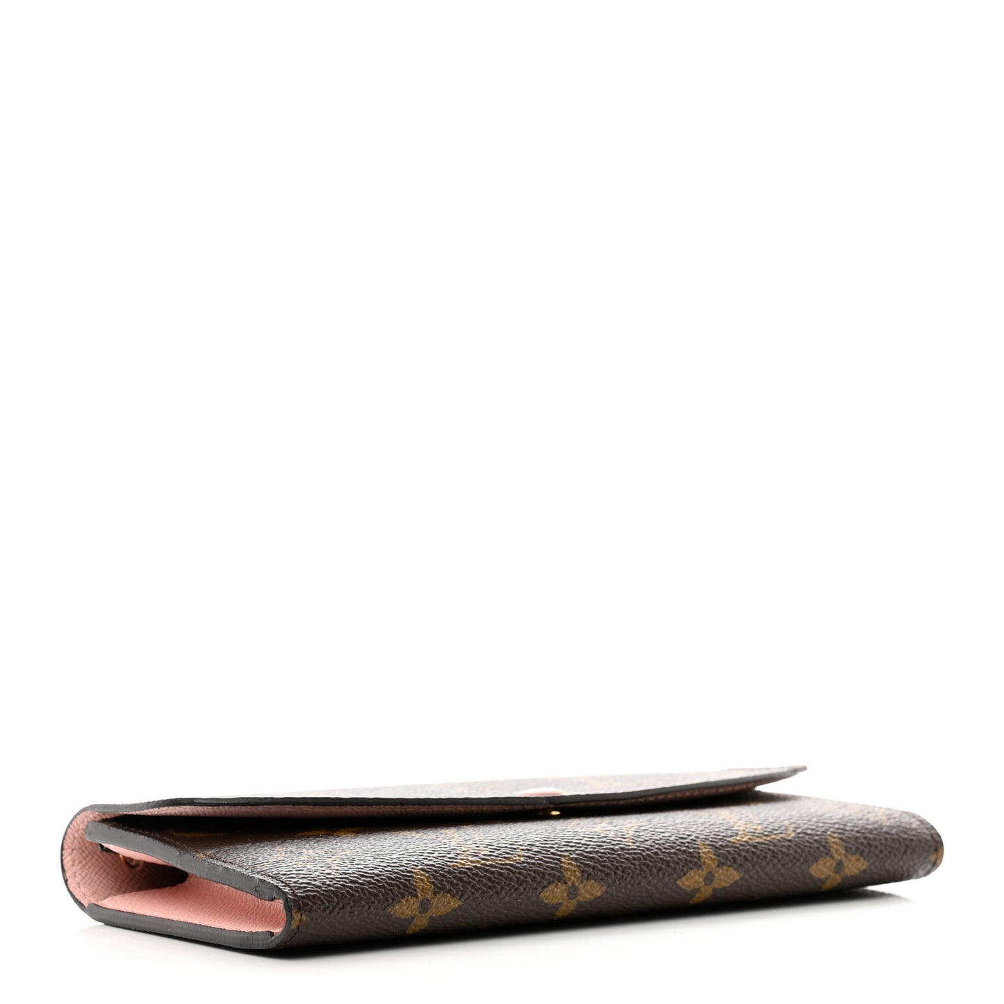 Monogram Emilie Wallet Rose Ballerine