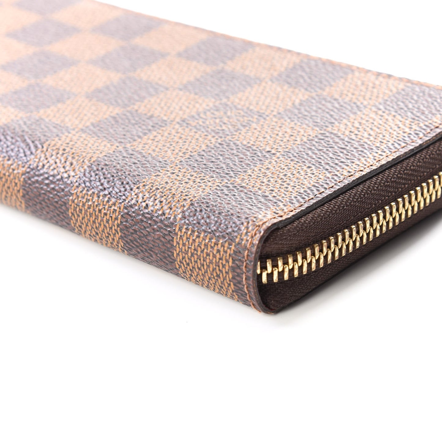 Damier Ebene Clemence Wallet Cherry