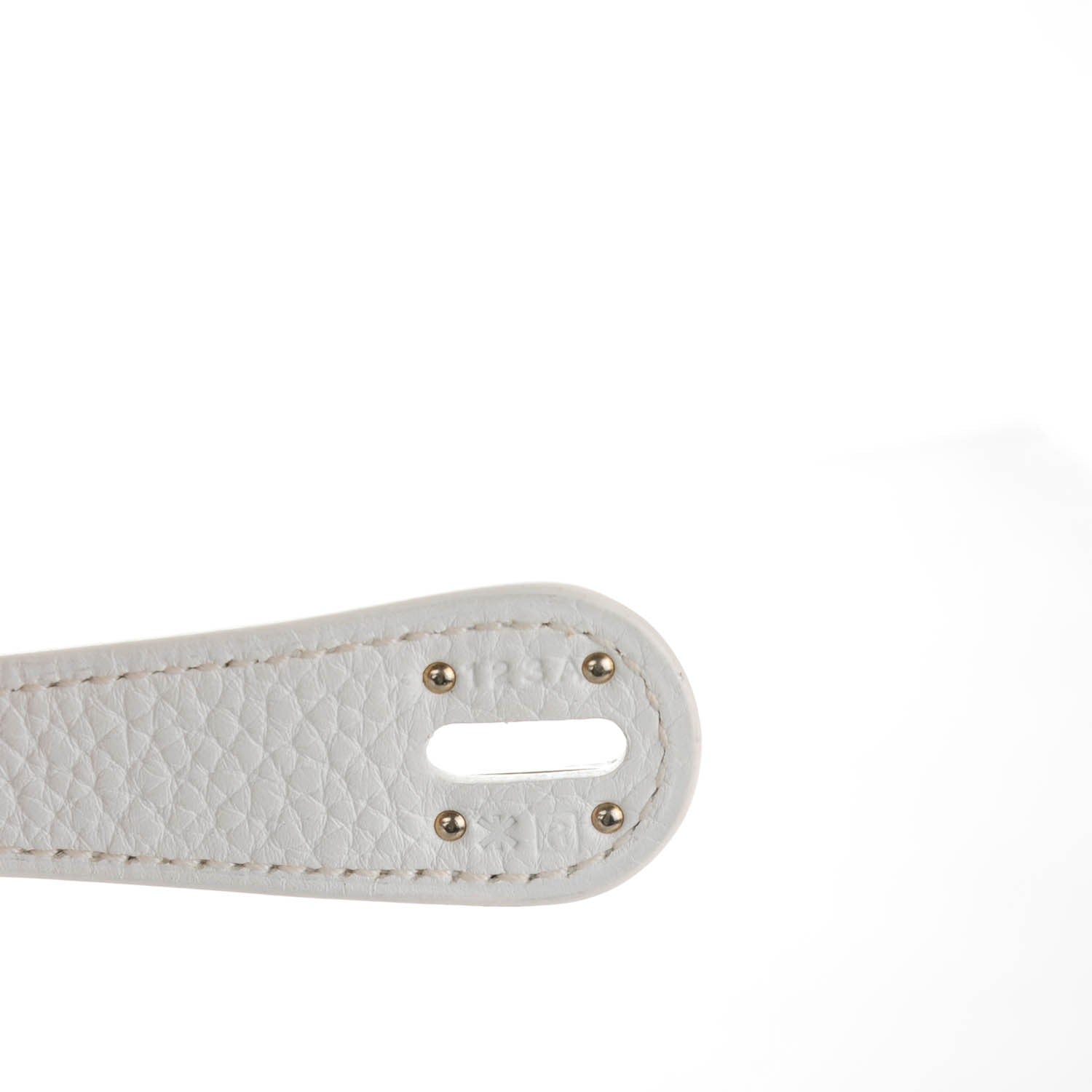 Hermes Taurillon Clemence Lindy 30 White 7 of 9