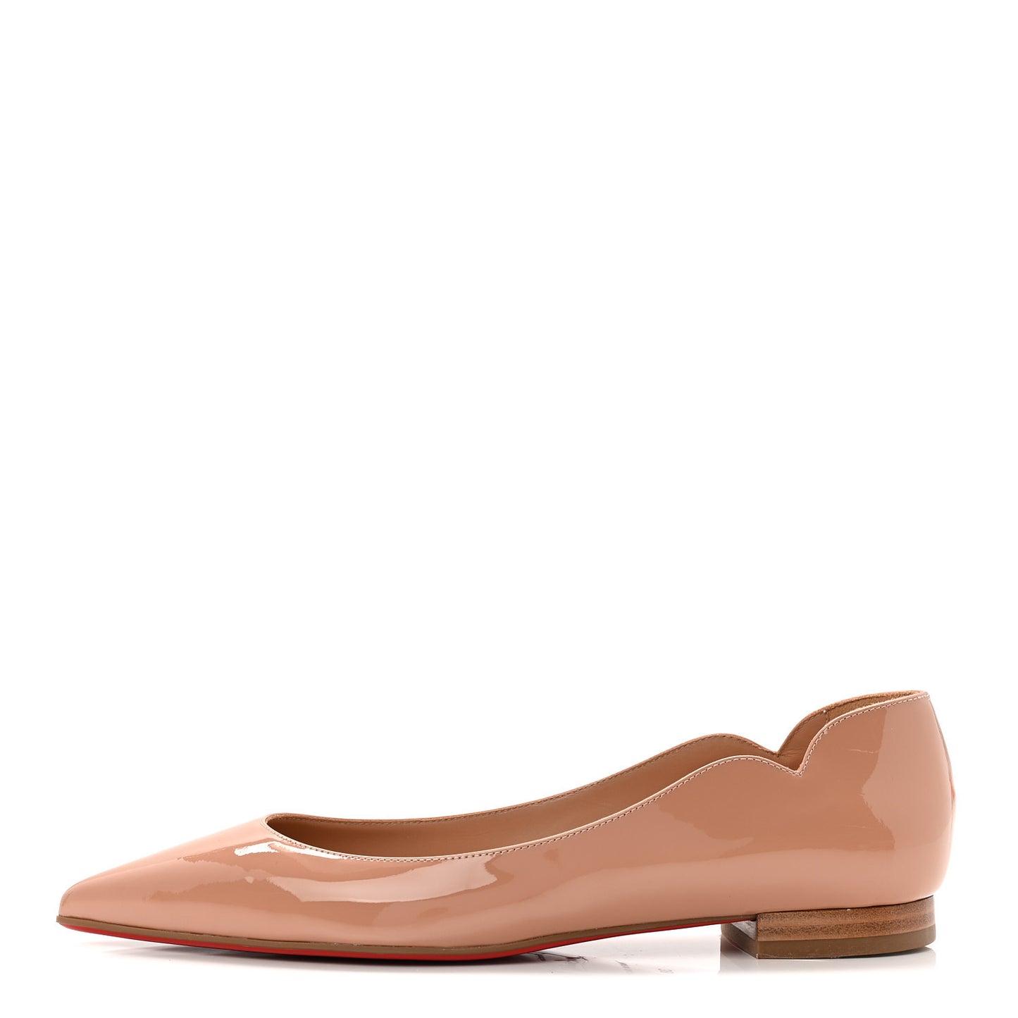Patent Hot Chickita Flats 38 Blush