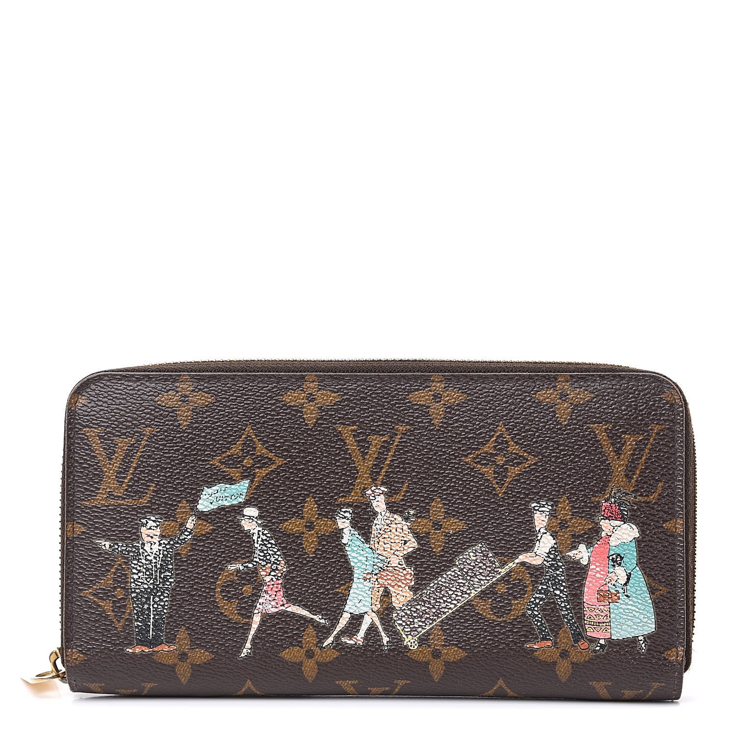 Louis Vuitton Monogram Illustre Zippy Wallet Rose 1 of 16