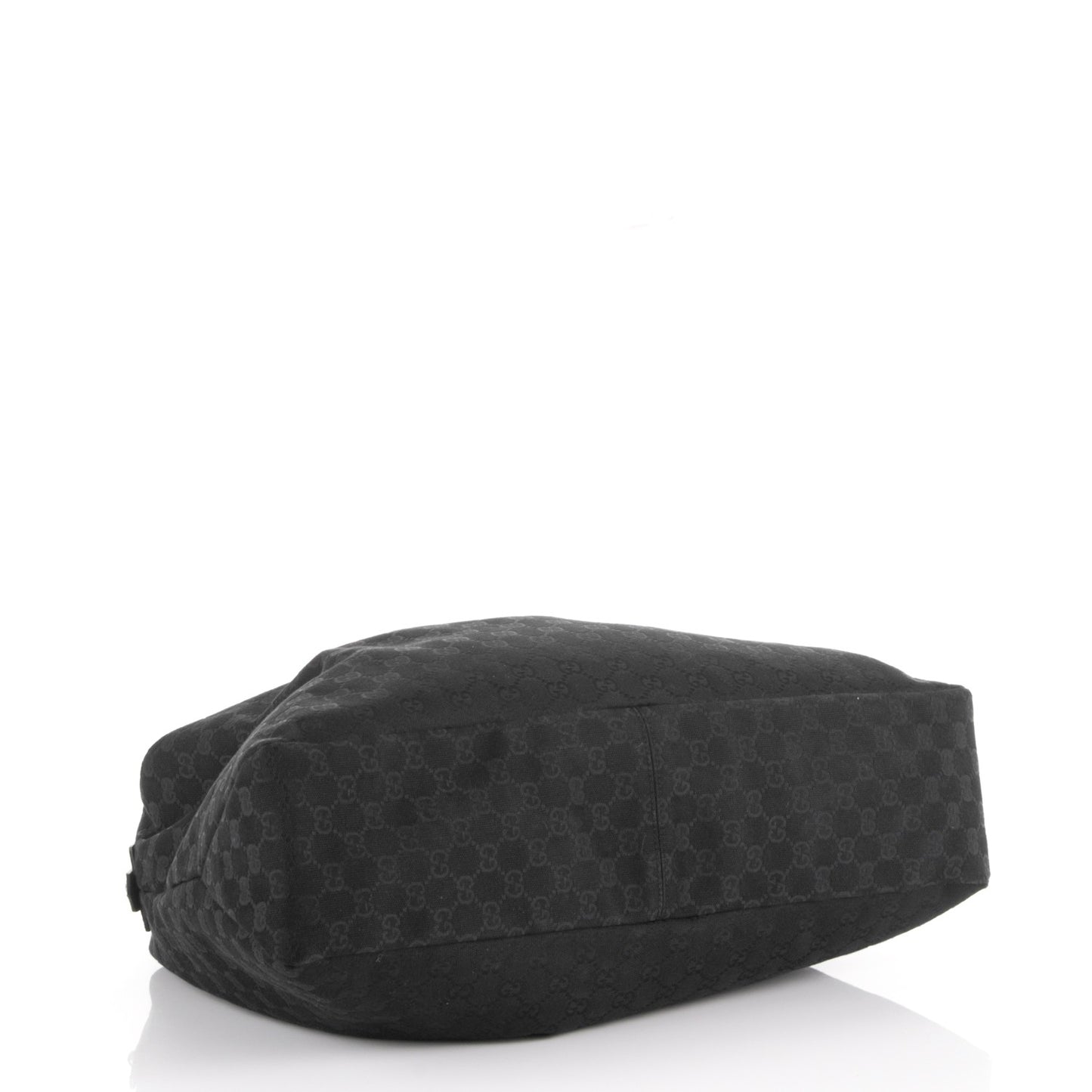 Monogram Large Horsebit Chain Hobo Black