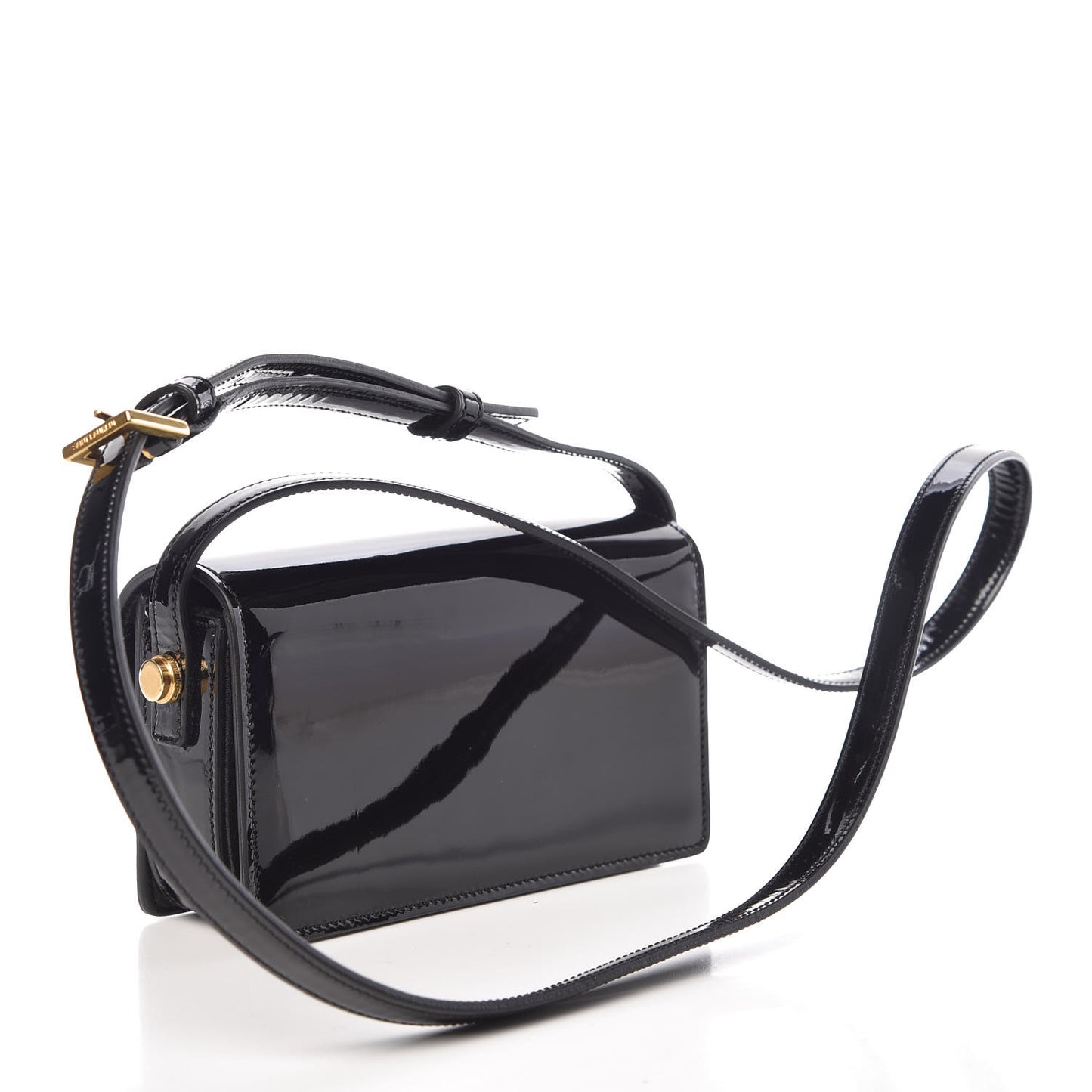 Patent Small Classic Lulu Bag Black