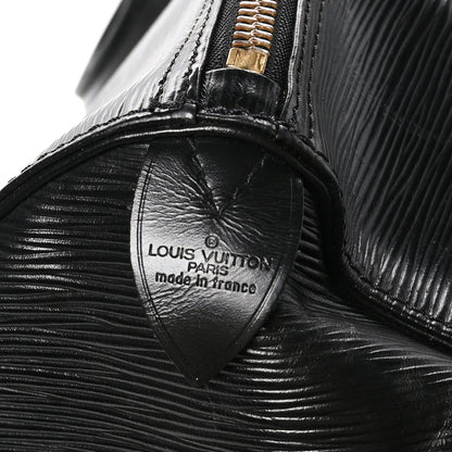 Louis Vuitton Epi Keepall 50 Black 6 of 12