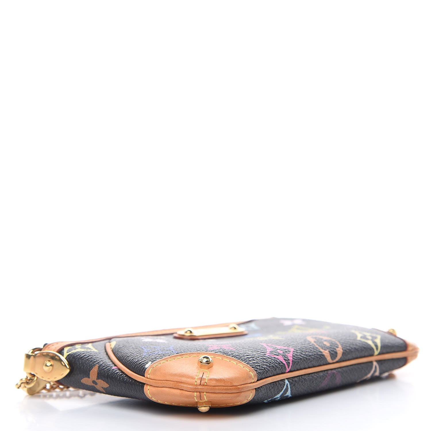 Louis Vuitton Monogram Multicolor Pochette Milla MM Black 4 of 10