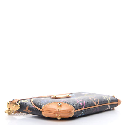 Louis Vuitton Monogram Multicolor Pochette Milla MM Black 4 of 10