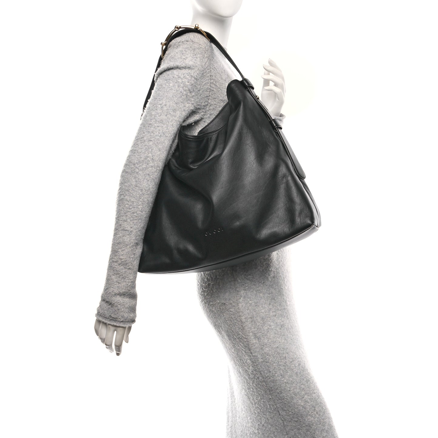 Calfskin Large Beatrix Tote Black