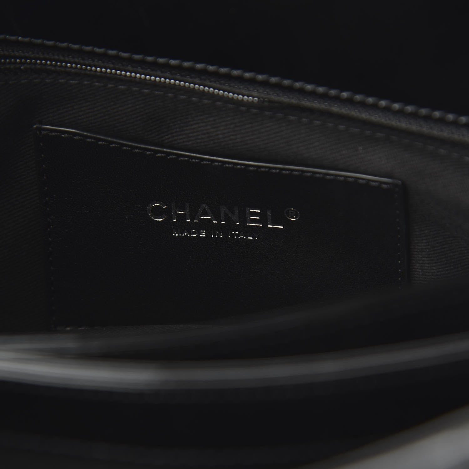 Chanel Patent Quilted Medium Just Mademoiselle Bowling Bag Black 8 of 10