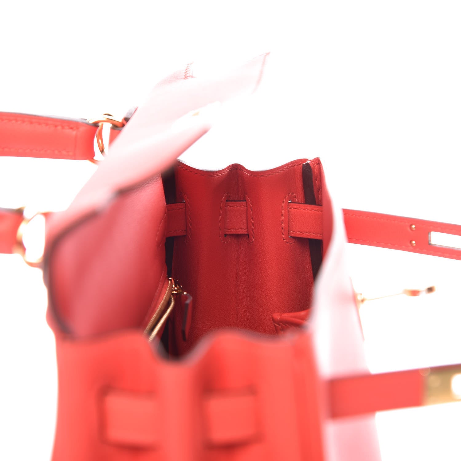 Hermes Swift Kelly Retourne 25 Rouge Tomate 10 of 41