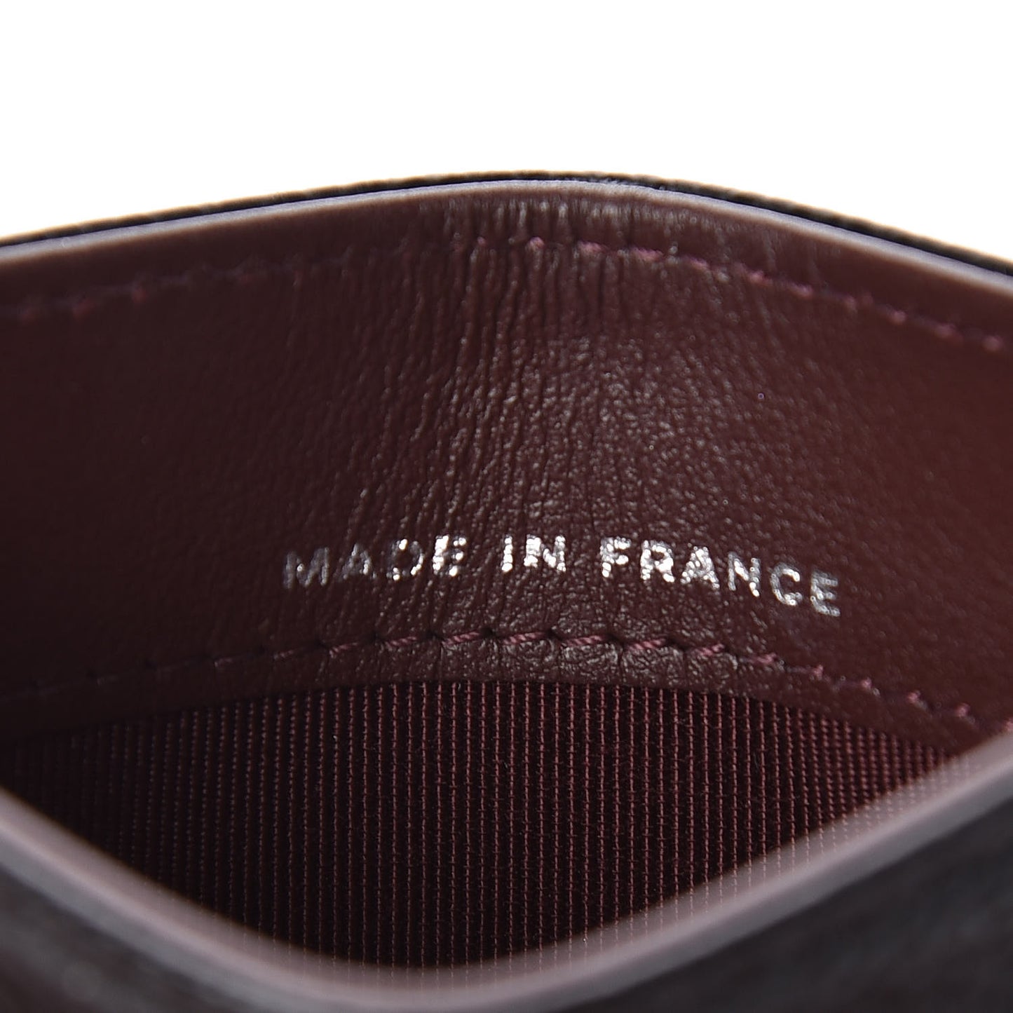 Caviar Quilted Card Holder Black