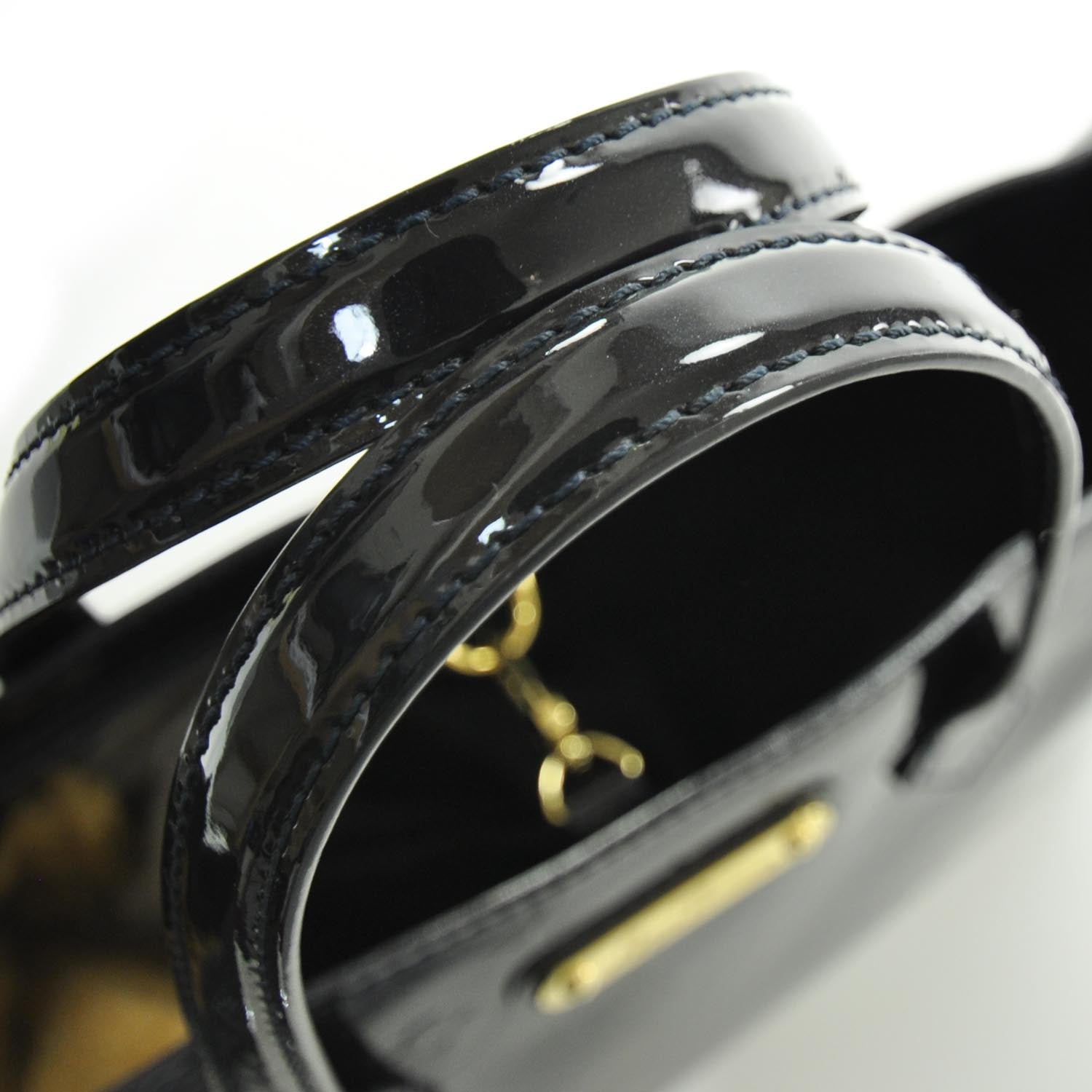 Louis Vuitton Vernis Wilshire PM Blue Infini 6 of 9