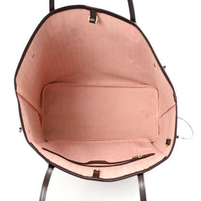Louis Vuitton Damier Ebene Neo Neverfull MM Rose Ballerine 5 of 13