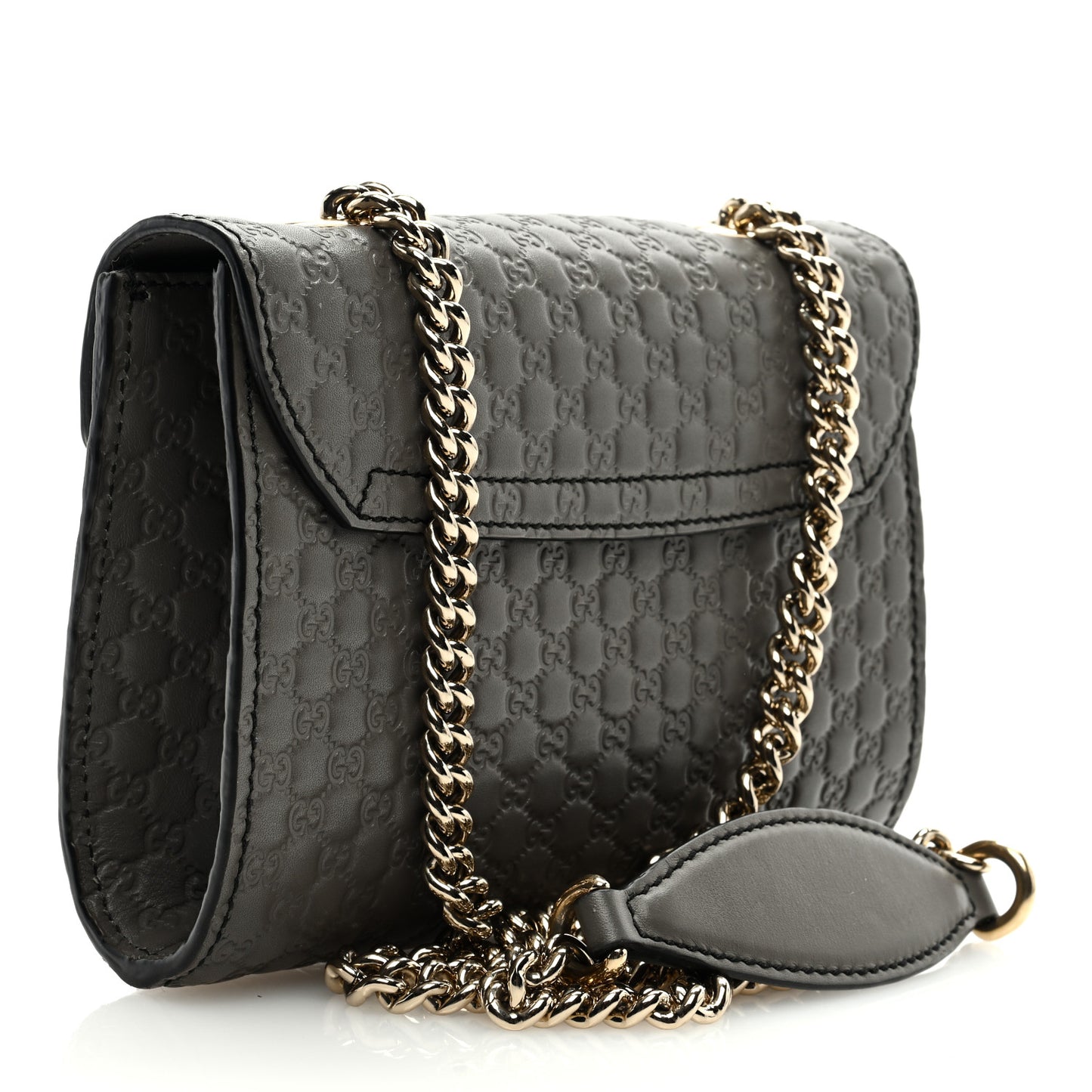 Soft Microguccissima Mini Emily Chain Shoulder Bag Loess
