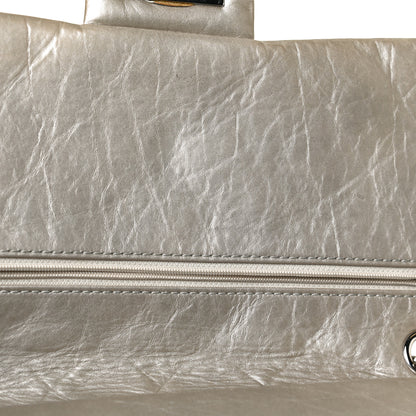 Chanel Metallic Aged Calfskin Quilted 2.55 Reissue 227 Flap Grey 15 of 16