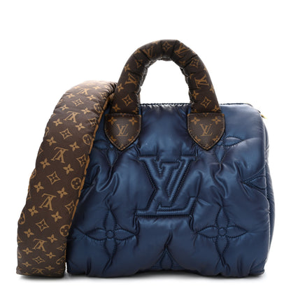 Louis Vuitton Econyl Mini Monogram Pillow Speedy Bandouliere 25 Navy 1 of 12