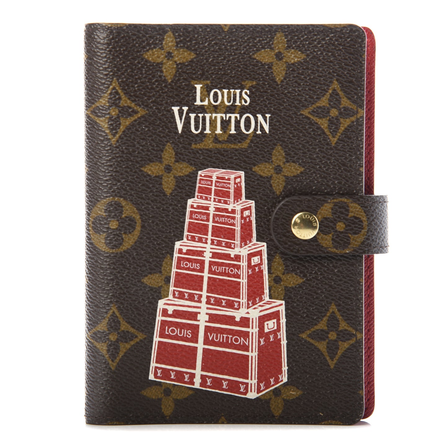 Monogram Malle Empilees Stacked Trunks Small Ring Agenda Cover