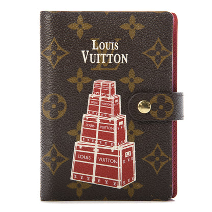 Louis Vuitton Monogram Malle Empilees Stacked Trunks Small Ring Agenda Cover 1 of 7