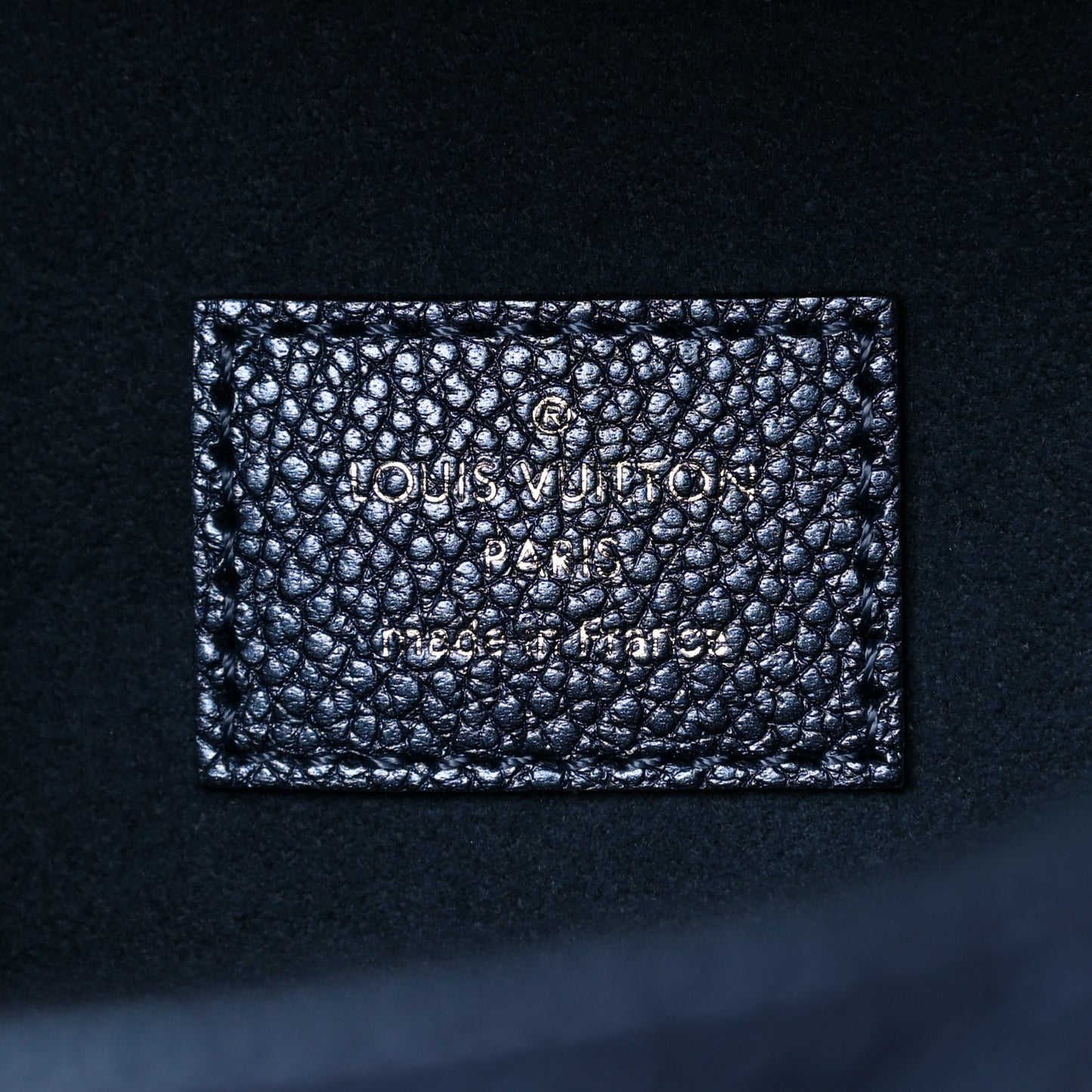 Metallic Empreinte Monogram Giant Pochette Metis Navy Nacre