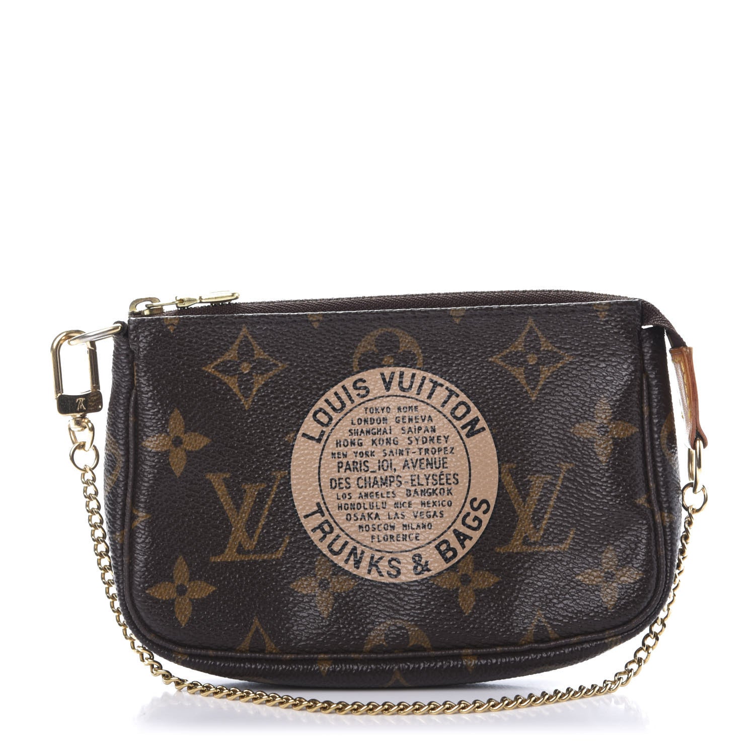 Louis Vuitton Monogram Complice Trunks and Bags Mini Pochette Accessories Beige 1 of 9