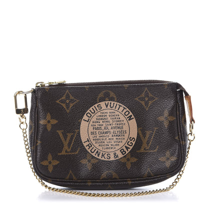 Louis Vuitton Monogram Complice Trunks and Bags Mini Pochette Accessories Beige 1 of 9