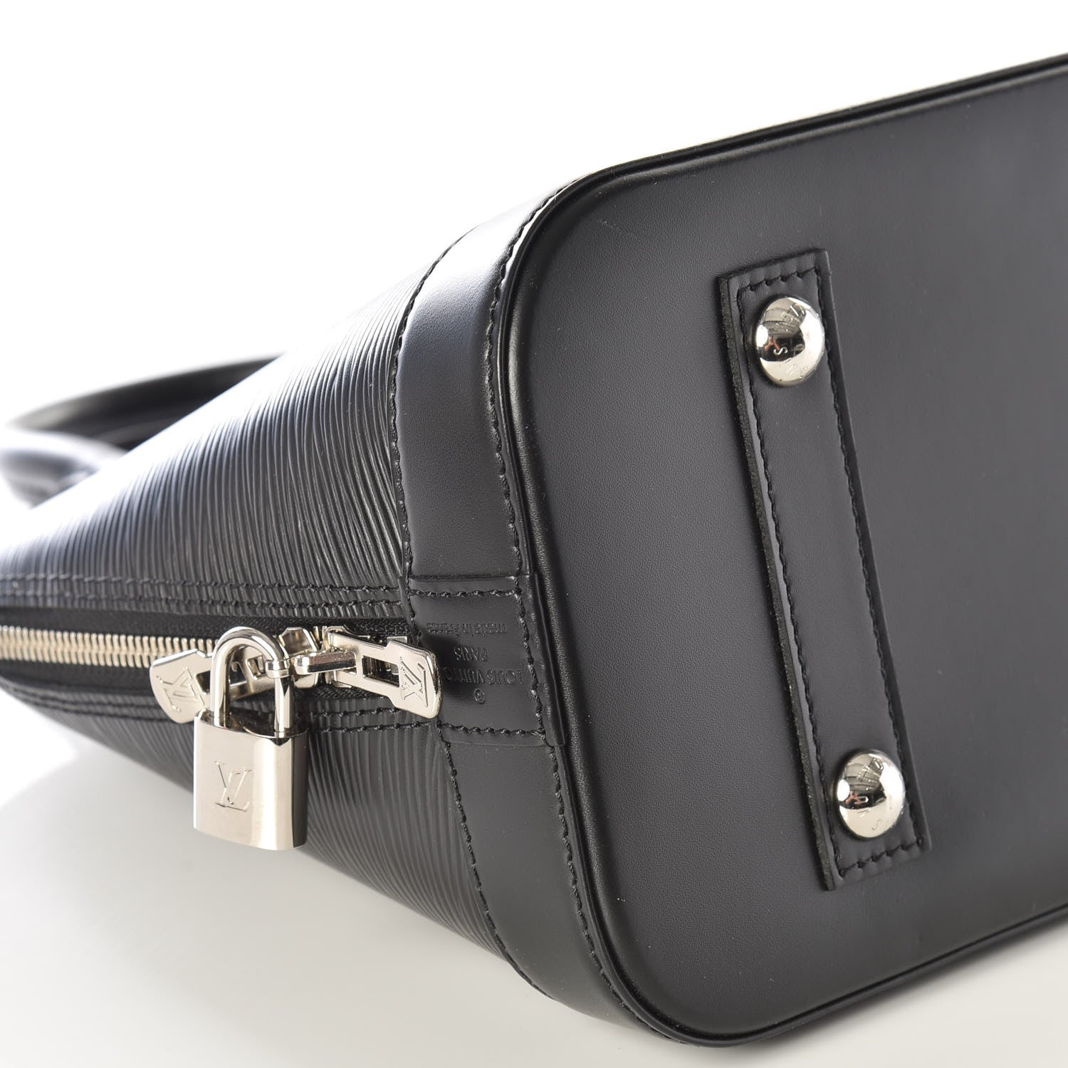 Louis Vuitton Epi Alma PM Black 7 of 11