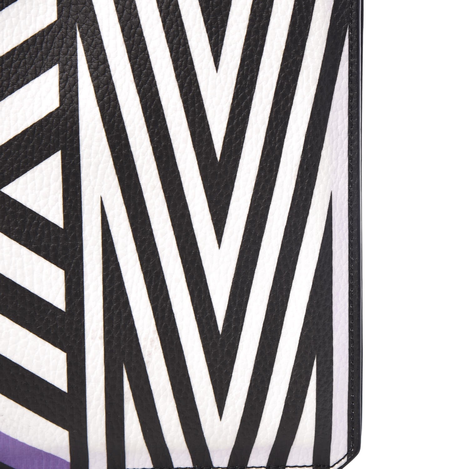 MCM Calfskin Tobias Rehberger Print Pouch Purple 10 of 13