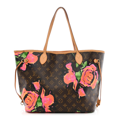 Louis Vuitton Monogram Roses Neverfull MM 1 of 11
