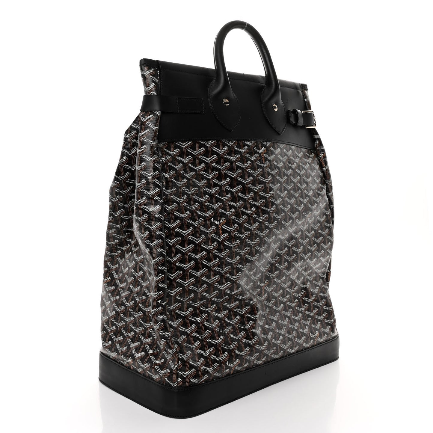 Goyardine Steamer Bag Black
