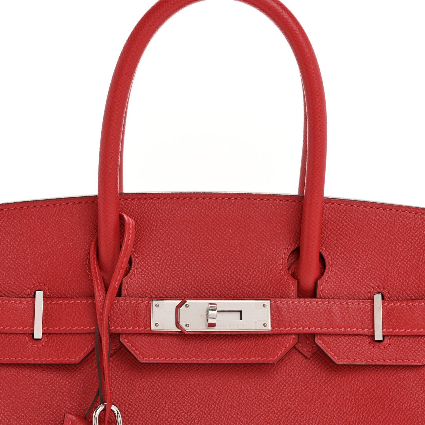 Epsom Birkin 30 Rouge Casaque