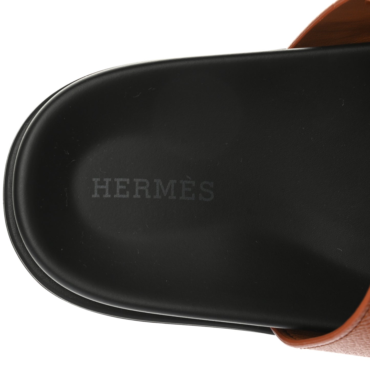 Calfskin Womens Chypre Sandals 37 Naturel