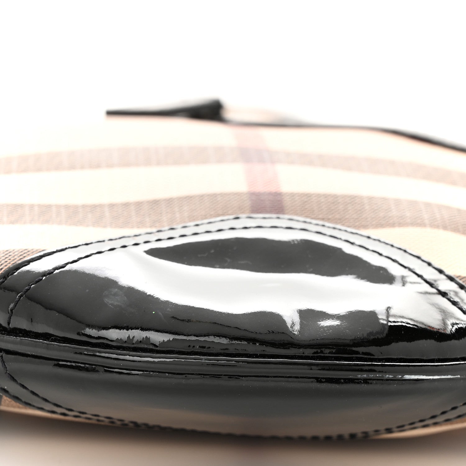 Burberry Patent Nova Check Dryden Crossbody Bag Black 11 of 18
