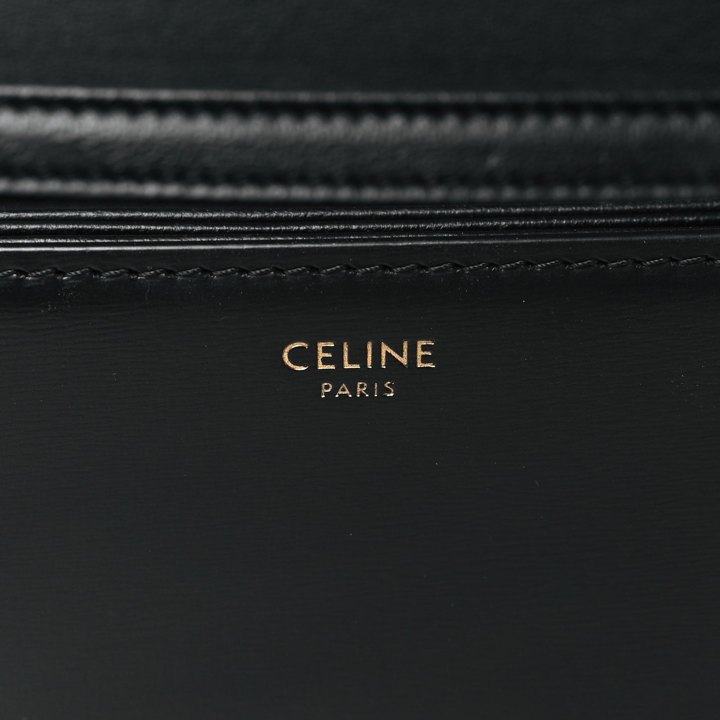 Shiny Calfskin Teen Triomphe Black