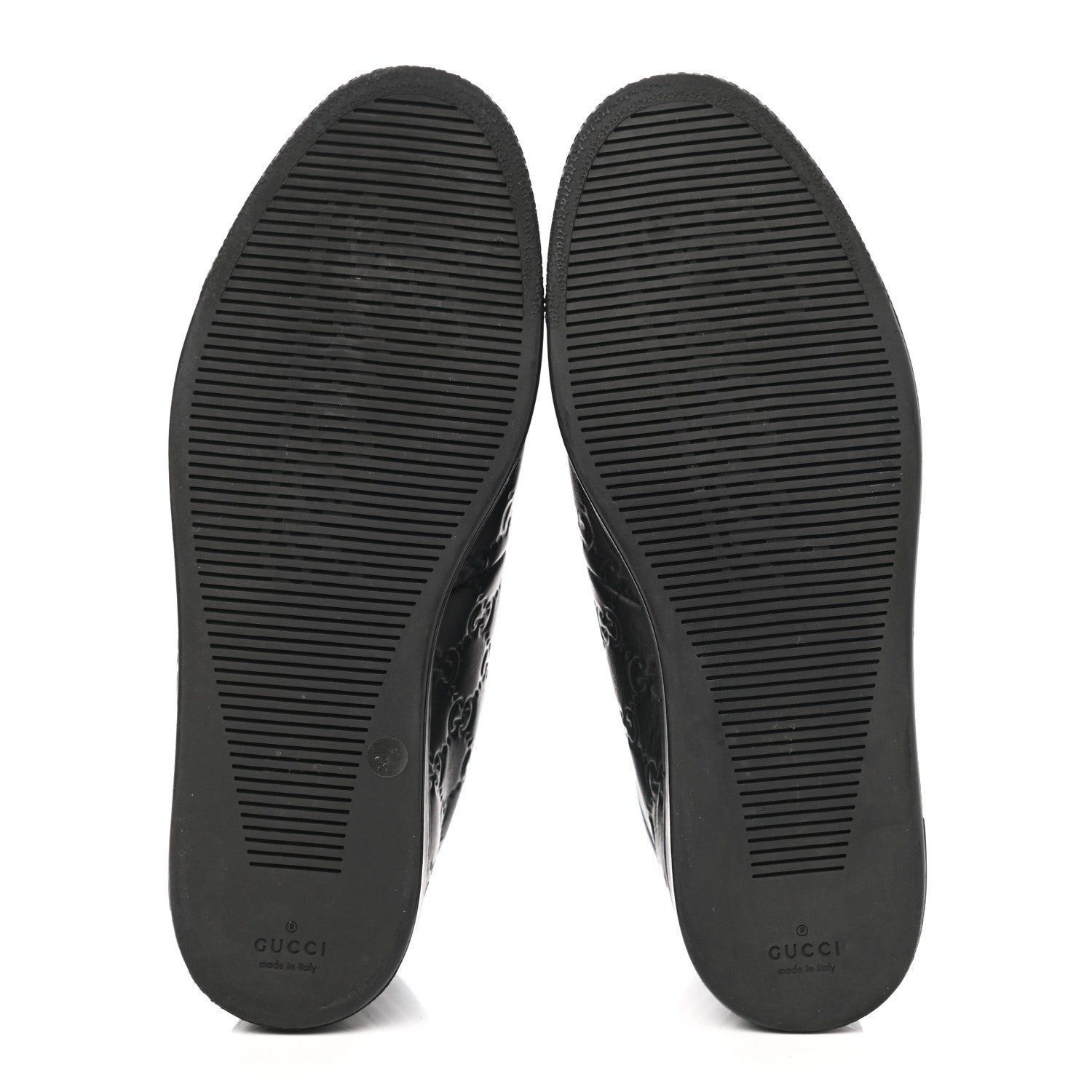 Gucci Guccissima Web High Top Sneakers 7 Black 5 of 8
