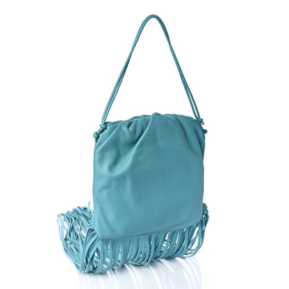 Bottega Veneta Nappa The Fringe Pouch Shoulder Bag Linoleum 2 of 8