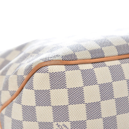 Louis Vuitton Damier Azur Delightful MM Rose Ballerine 9 of 11