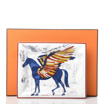 Hermes Porcelain Pegase Change Tray Anis Outremer 6 of 6