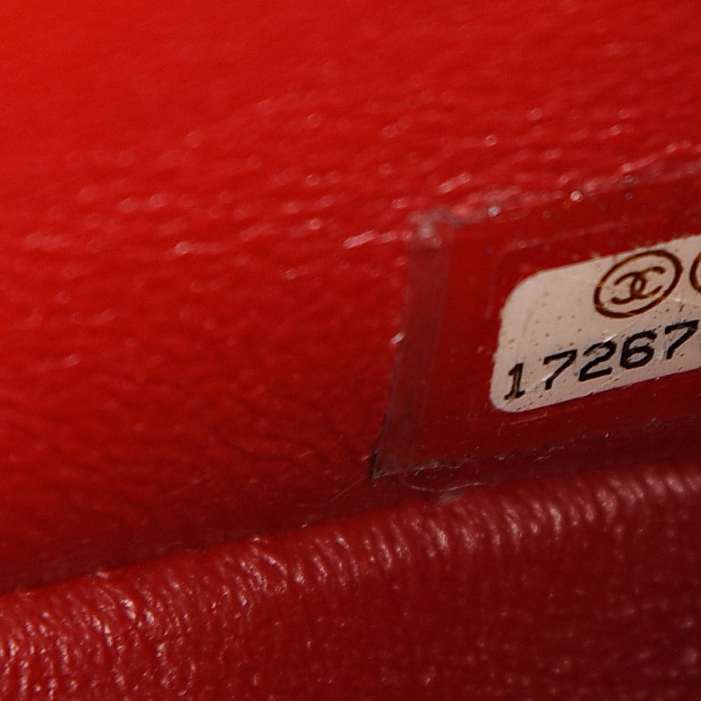 Lambskin Quilted Mini Rectangular Flap Red
