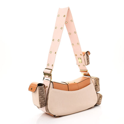 Christian Dior Canvas Calfskin Street Chic Shoulder Bag Pink 2 of 10