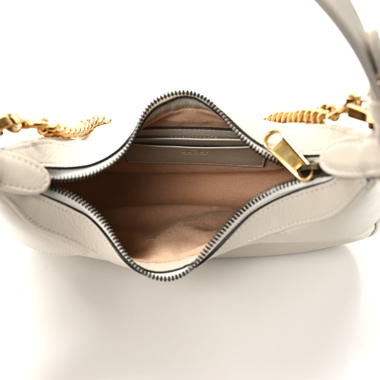 Gucci Goatskin Small Aphrodite Shoulder Bag Mystic White 5 of 10