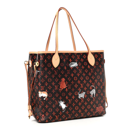 Louis Vuitton Catogram Neverfull MM Marron 4 of 14