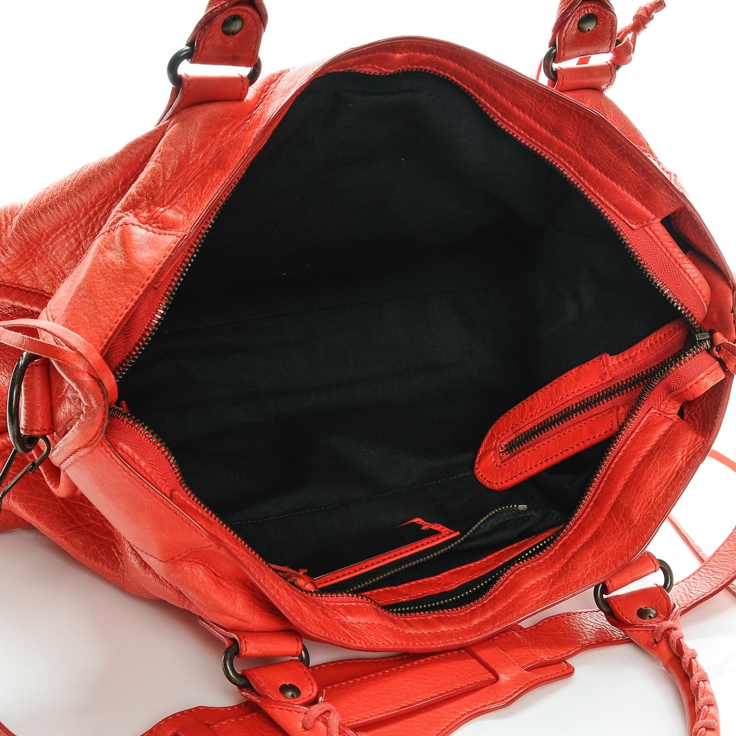 Balenciaga Agneau Classic Hardware City Vermillion 5 of 12