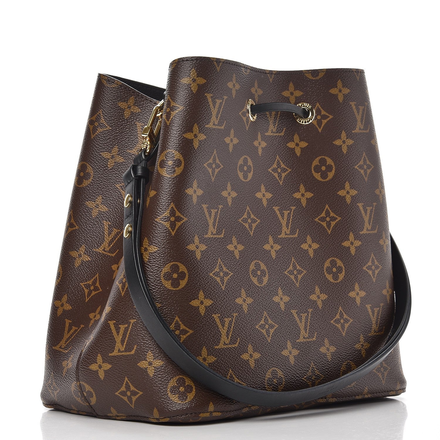 Louis Vuitton Monogram Neonoe MM Black 3 of 9