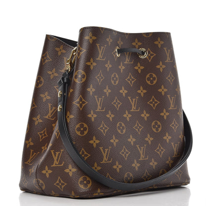 Louis Vuitton Monogram Neonoe MM Black 3 of 9