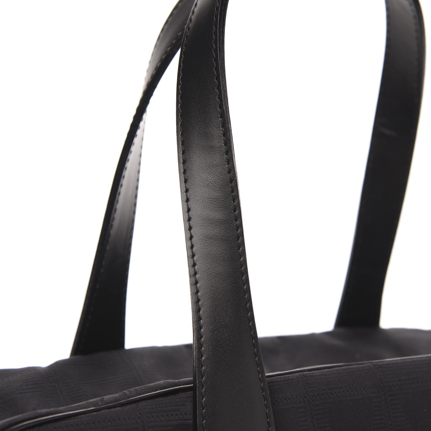 Chanel Nylon Travel Bowler Black 8 of 10