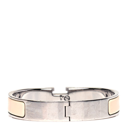 Hermes Enamel Narrow Clic Clac H Bracelet GM Percale 2 of 6