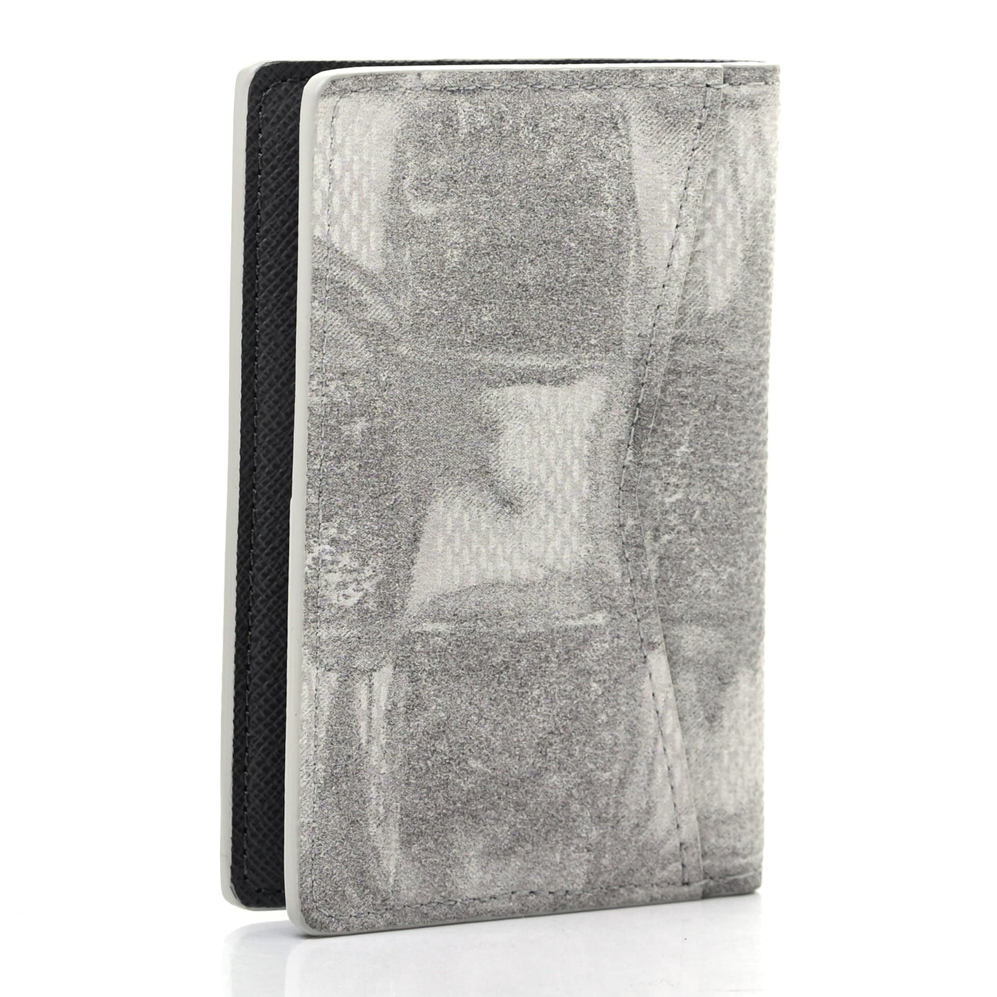 Damier Salt Pocket Organizer Stone Grey
