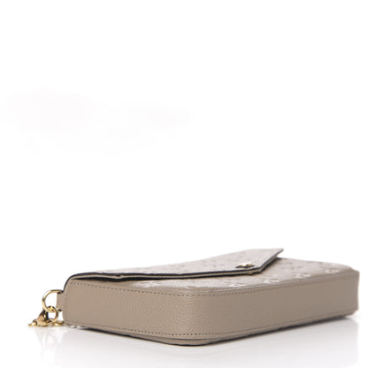 Louis Vuitton Empreinte Pochette Felicie Chain Wallet Tourterelle 4 of 13