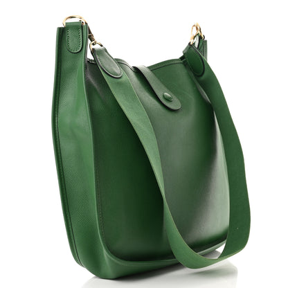 Hermes Courchevel Evelyne GM Vert Bengale 2 of 12
